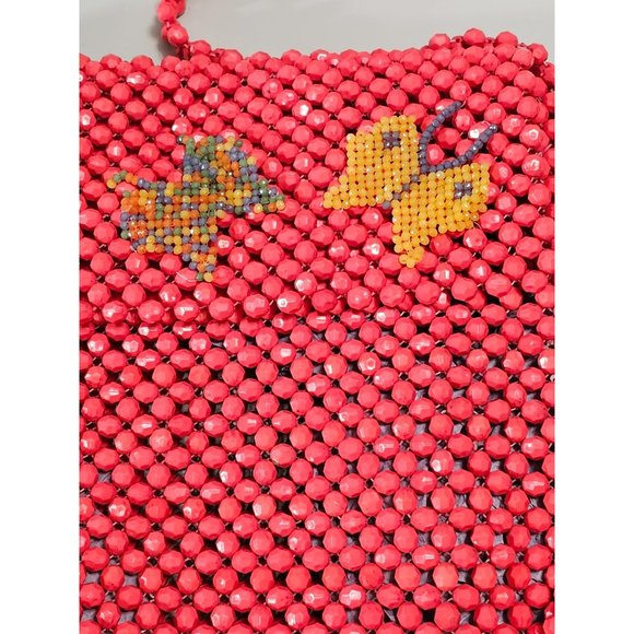 New Wild Fable Beaded Hand Bag Butterfly details Pink - Picture 3 of 12